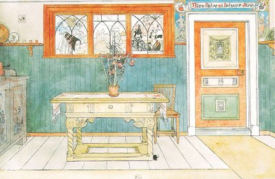 The Dining Room by Carl Larsson